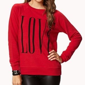 💐HOST PICK💐 Love ❤️ Raglan Sweatshirt